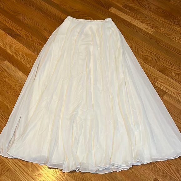 BHLDN White Lace Maxi Skirt - Picture 6 of 16